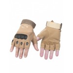Перчатки тактические беспалые Oakley (реплика) койот